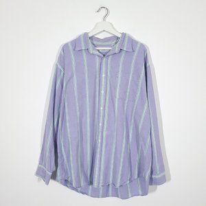 Vintage 90s Striped Button Down